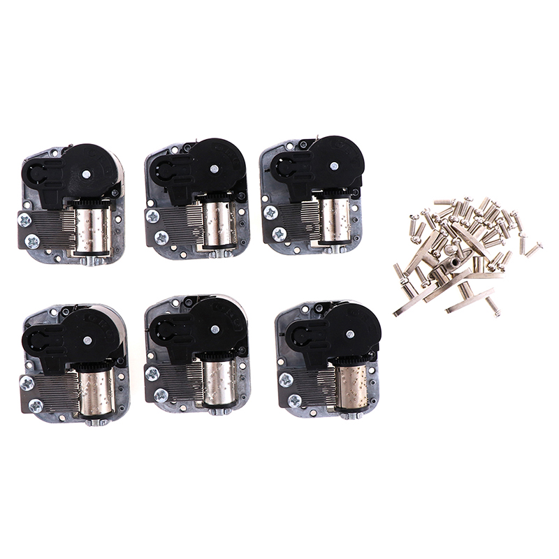 Mechanical DIY Music Box Sankyo Musical Movement + Screws + Black A3:Merry Christmas — image 3