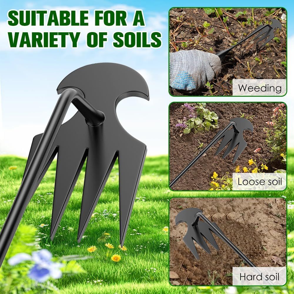 Weed Puller Tool Garden Weed Pulling Tool Weeding Artifact Uprooting Weeding Tool Garden Planting Weeding Tools (30 cm) — image 3