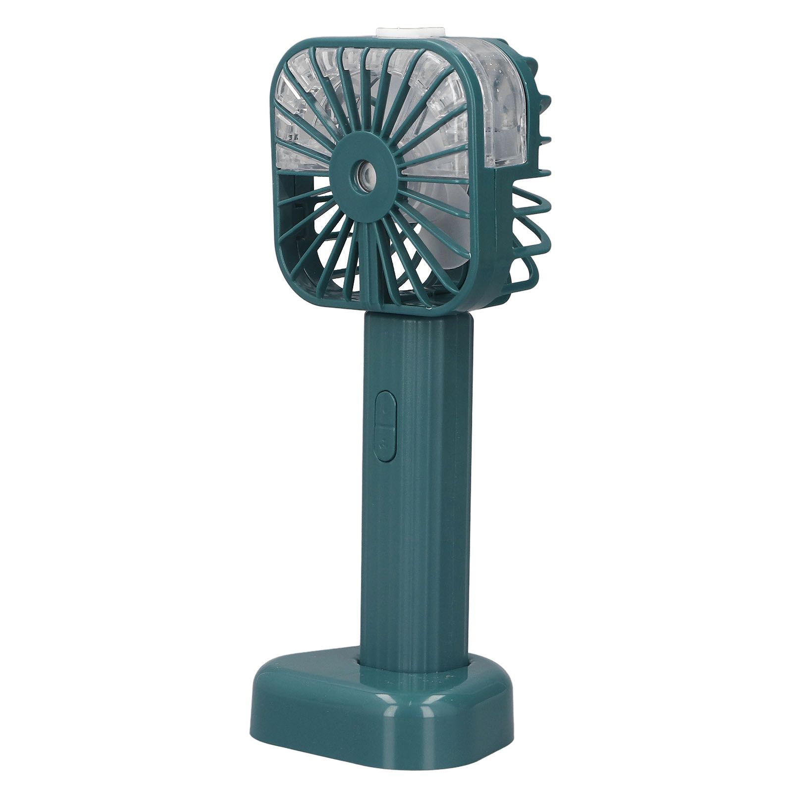 Hand Held Misting Fan Portable Battery Operated USB Rechargeable Quiet Spray Cooling Fan for Travel Outdoors Green โ image 2