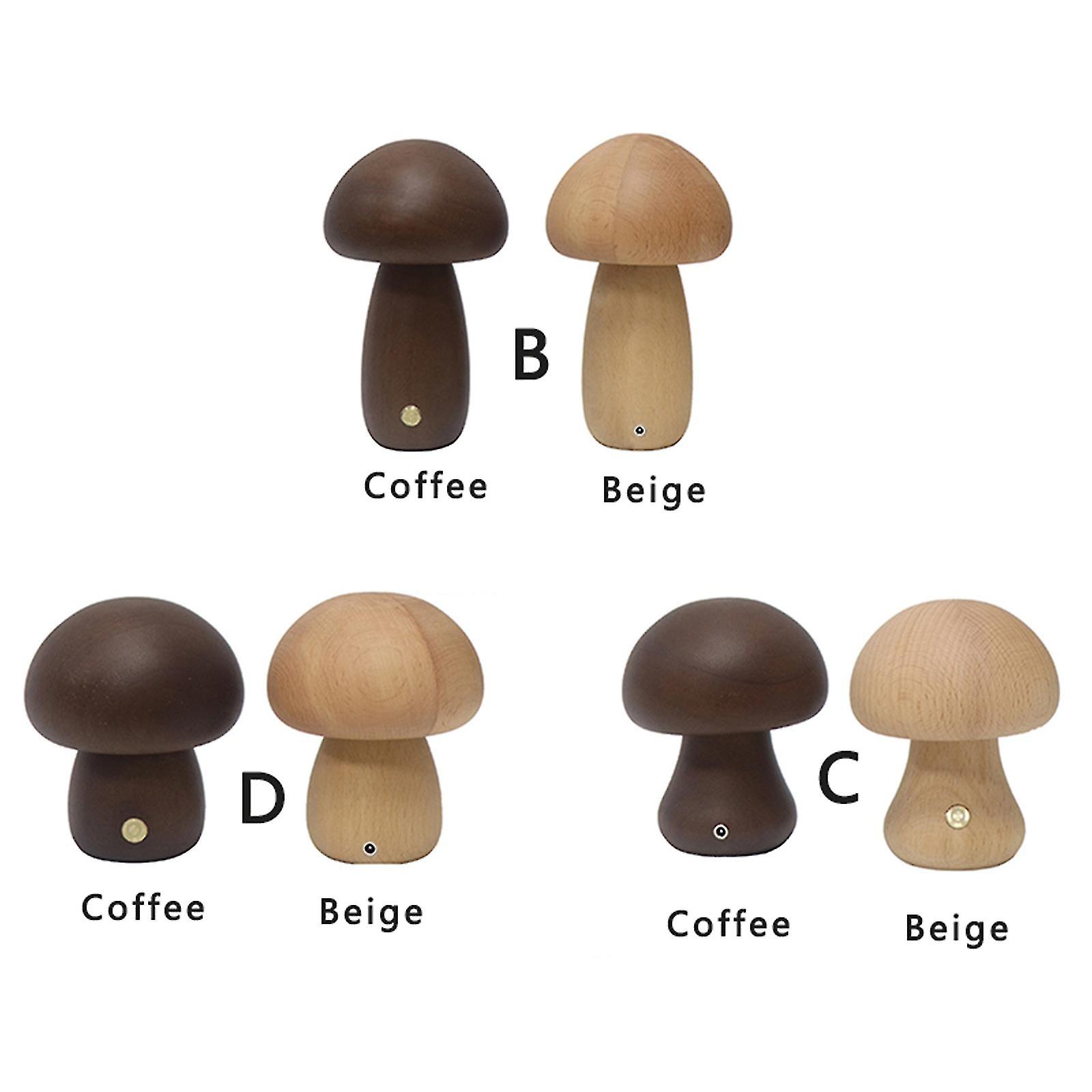 Mushroom Lamp with Remote Control Night Light for Bedroom Indoor Outdoor Table Desk USB Rechargeable — image 2