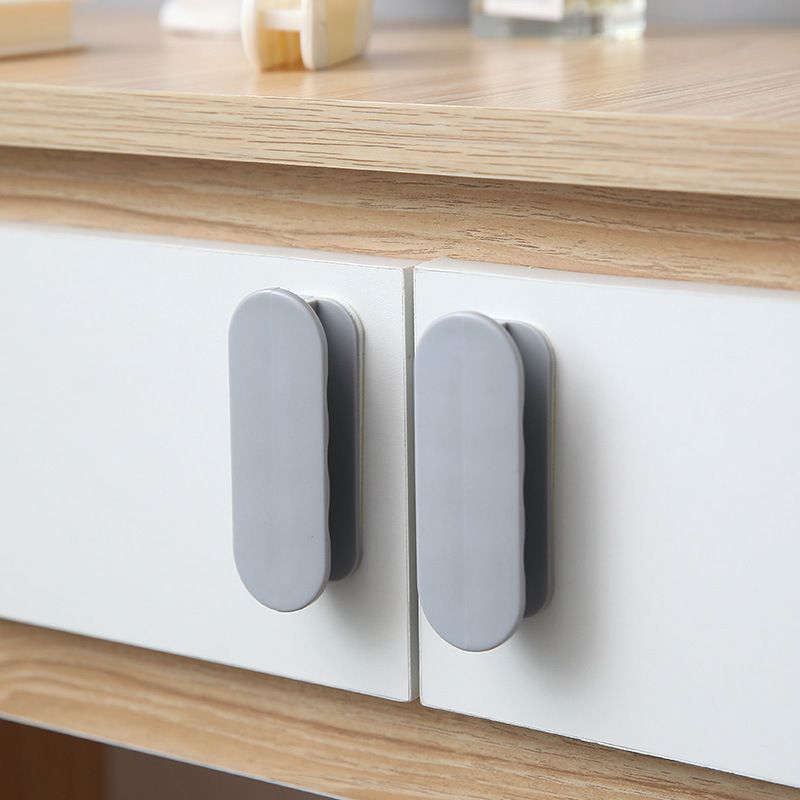 2 Pack, Handle Helper for Kitchen Cabinet Knobs Drawer Window Sliding Closet Push Pull Helper Stick-on Handles (Grey) โ image 5