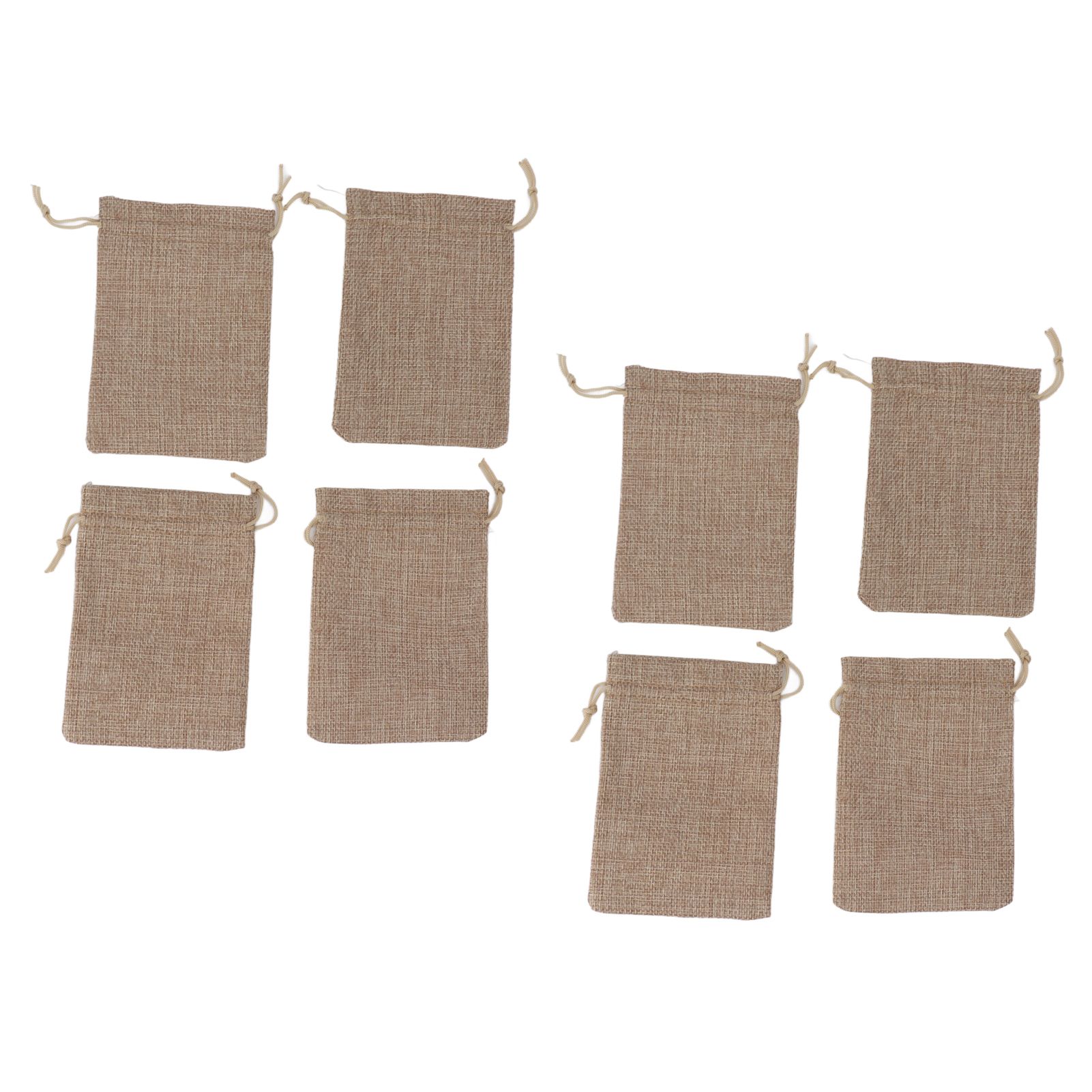 50PCS Burlap Gift Bags with Drawstring Linen Jewelry Pouches Wedding Hessian Jute Bags for Party DIY Craft — image 6