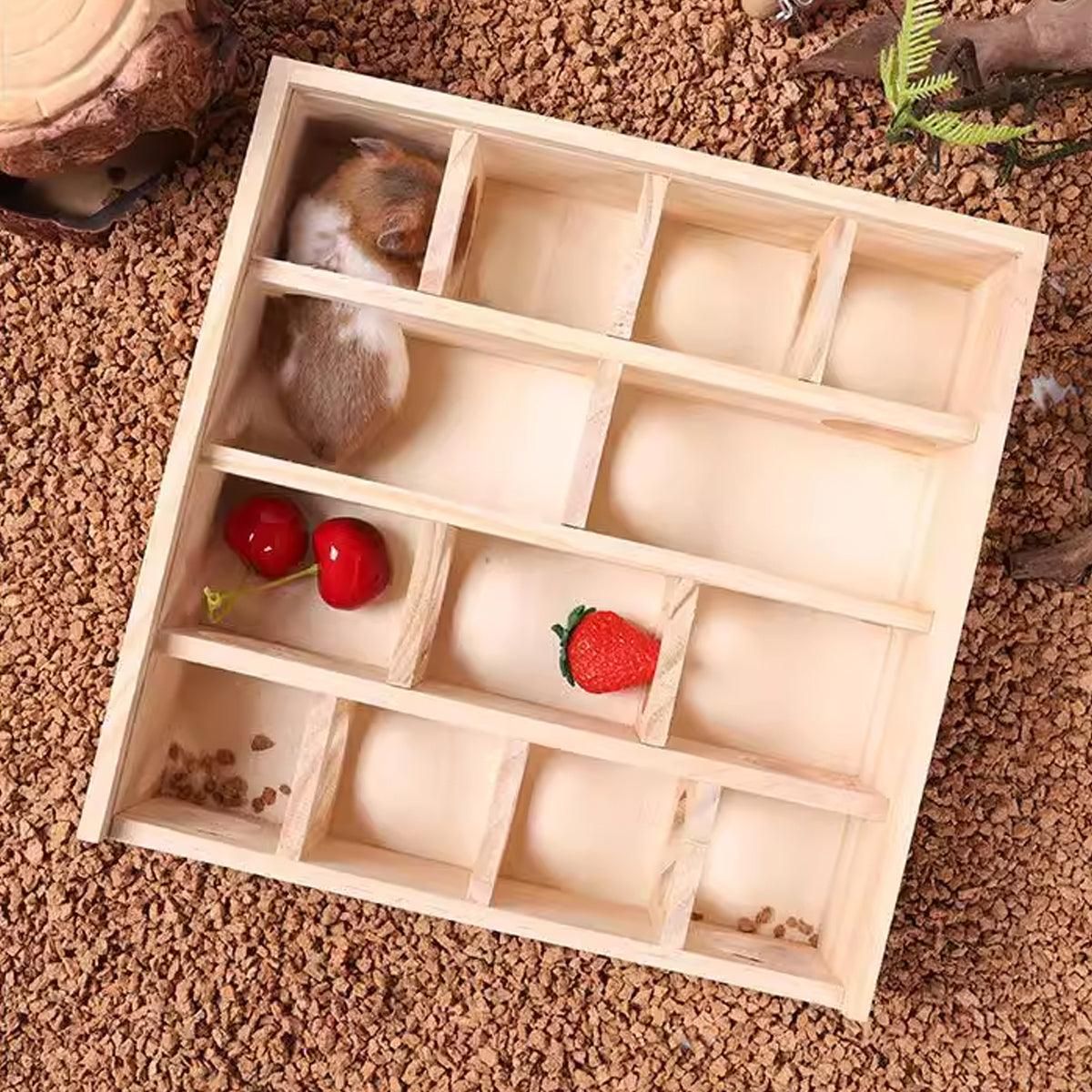 Wooden Hamster Maze Toy Interactive Small Pet Toy for Hamsters and Small Animals — image 4