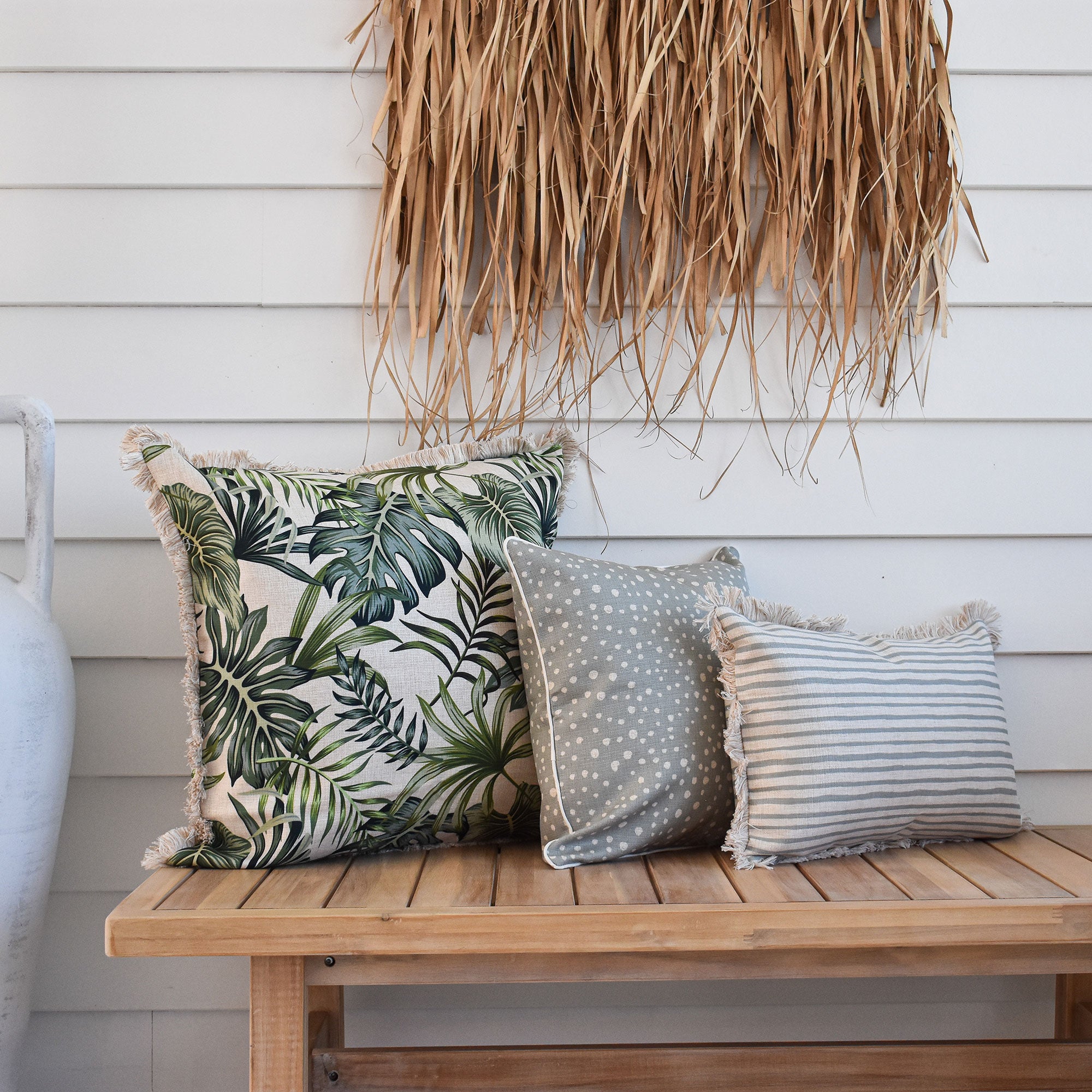 Cushion Cover-Coastal Fringe-Boracay-60cm x 60cm — image 3