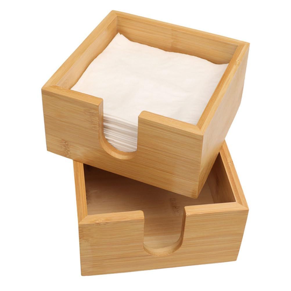 1pc Tissue Box Drink Containers Beverage Napkins Square Tissue Box Guest Towel Holder Tray Napkin Rack Cocktail Napkin Dispenser — image 4