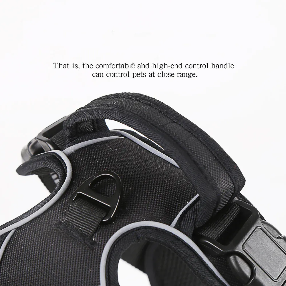 Reflective Pet Vest, Dog Harness, No Pull, Breathable, 1.5-meter tow rope - Blue, L — image 4
