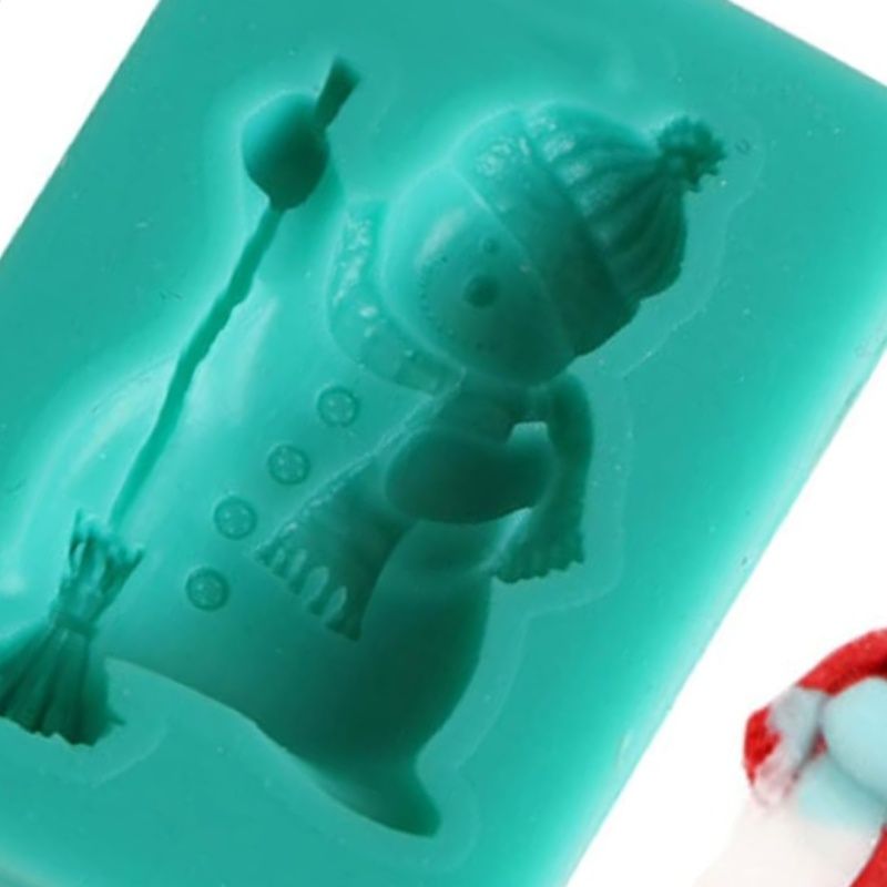 Silicone Mousse Christmas Themed Silicone Material Molds Chocolate Mold Baking Accessories For Baking Cake Christmas Fondant Molds โ image 3