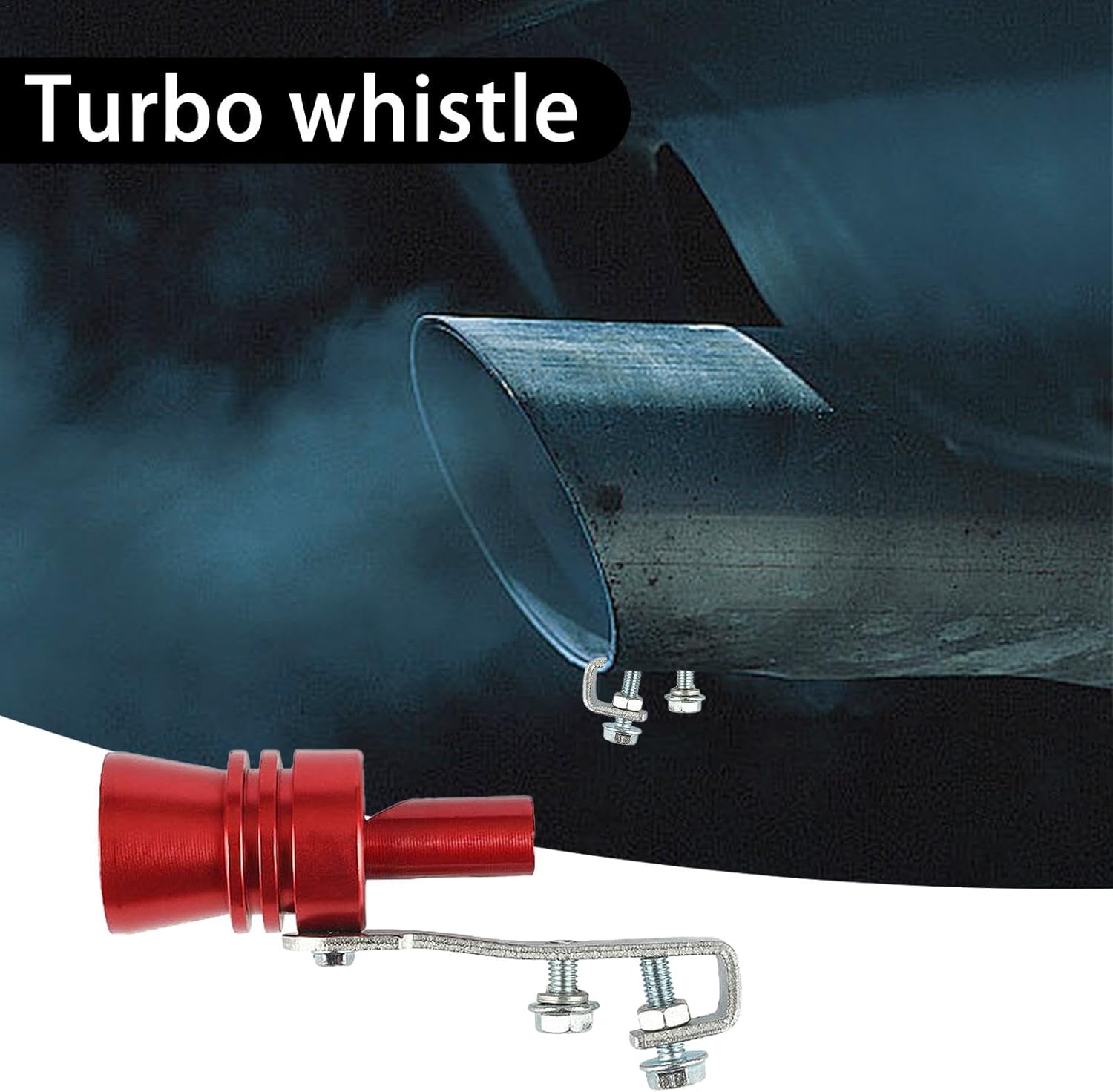 Lightweight Turbo Exhaust Whistle for Car Exhaust Pipe Sound Amplifier XL — image 2