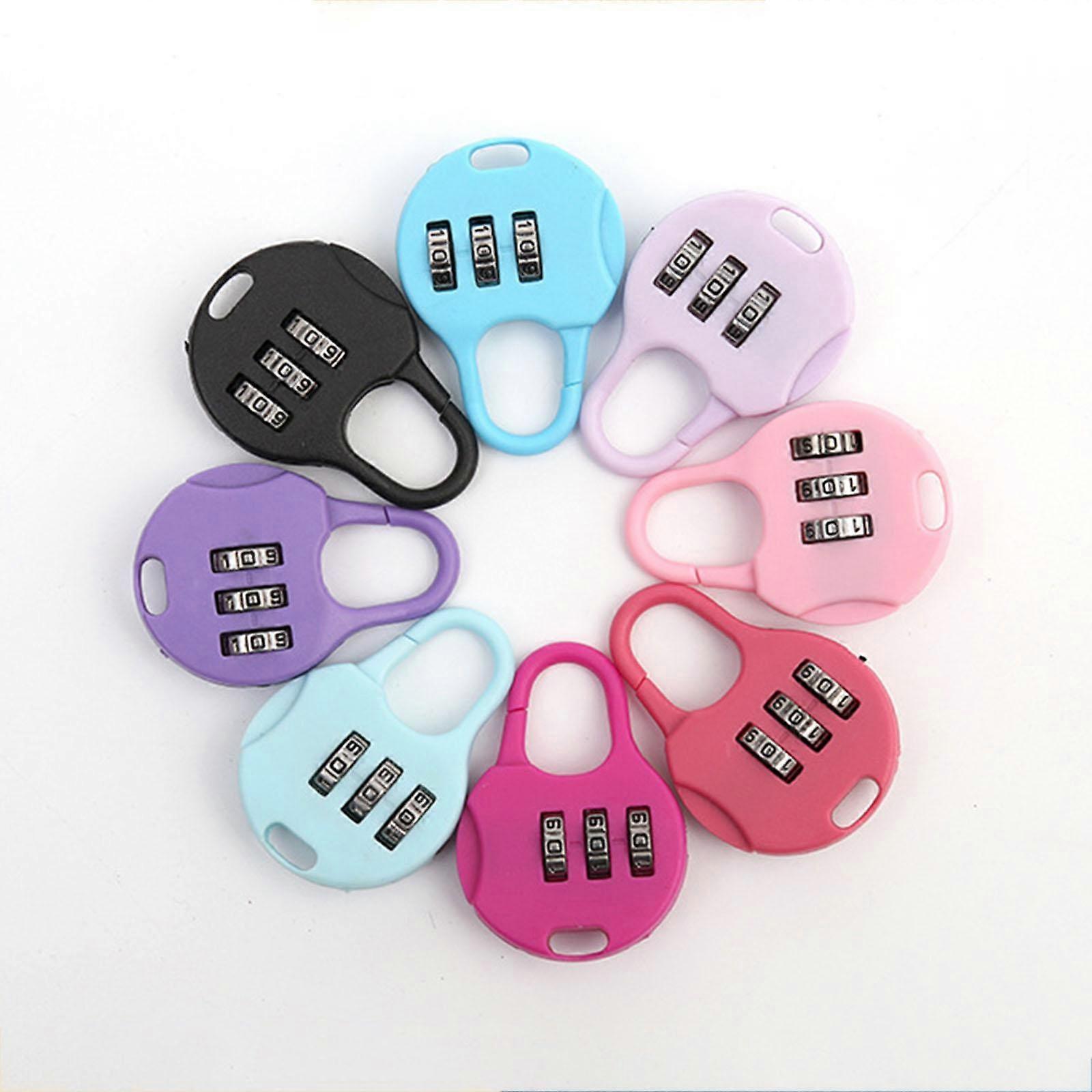 Black 3-Digit Combo Padlock - Drawer & Luggage Lock for Home โ image 4