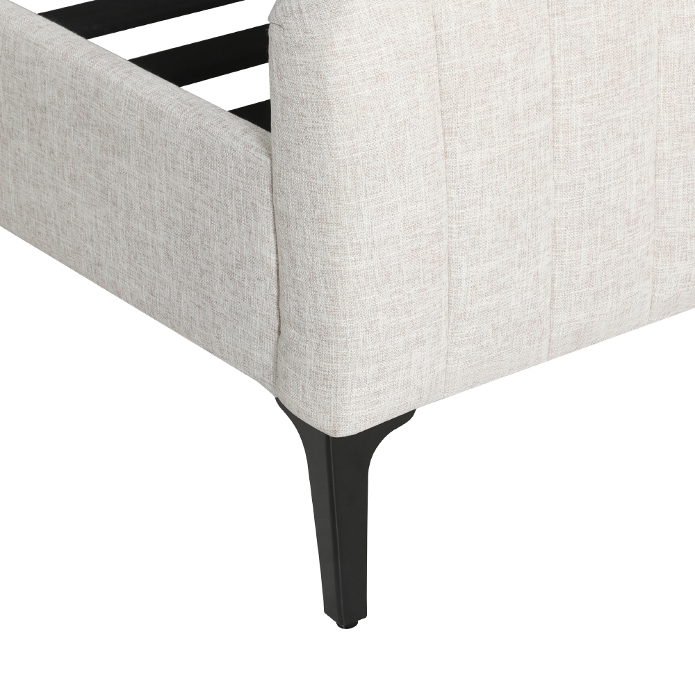 Artiss Bed Frame Queen Size Beige AMMY — image 4