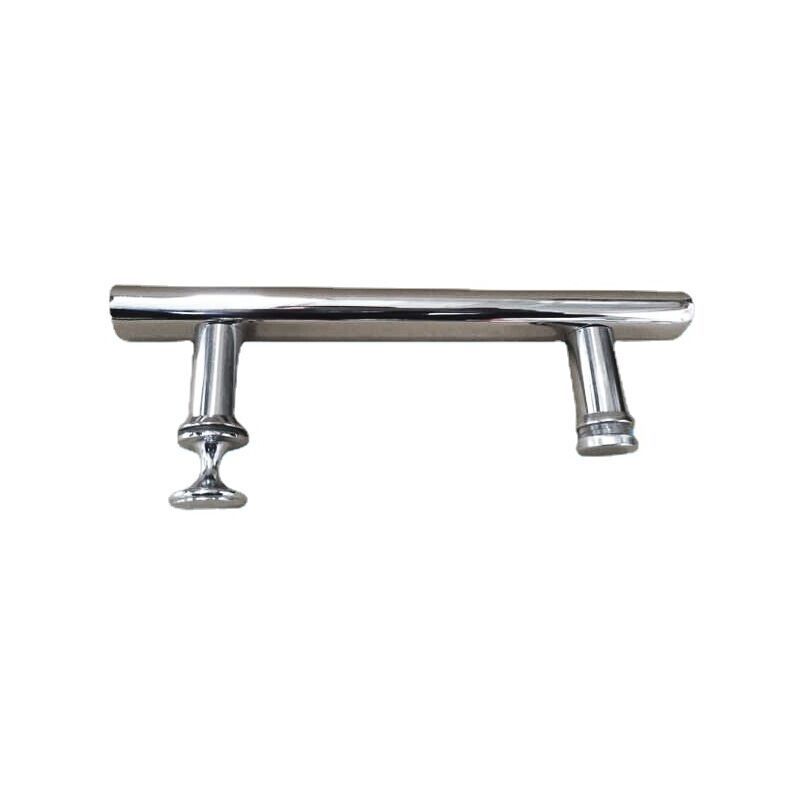 2 Pcs Chrome Shower Door Handles Hole to Hole, 145 mm — image 3
