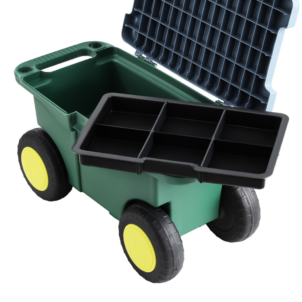 Gardeon Garen Tool Storage Cart 3-In-1 Green — image 4