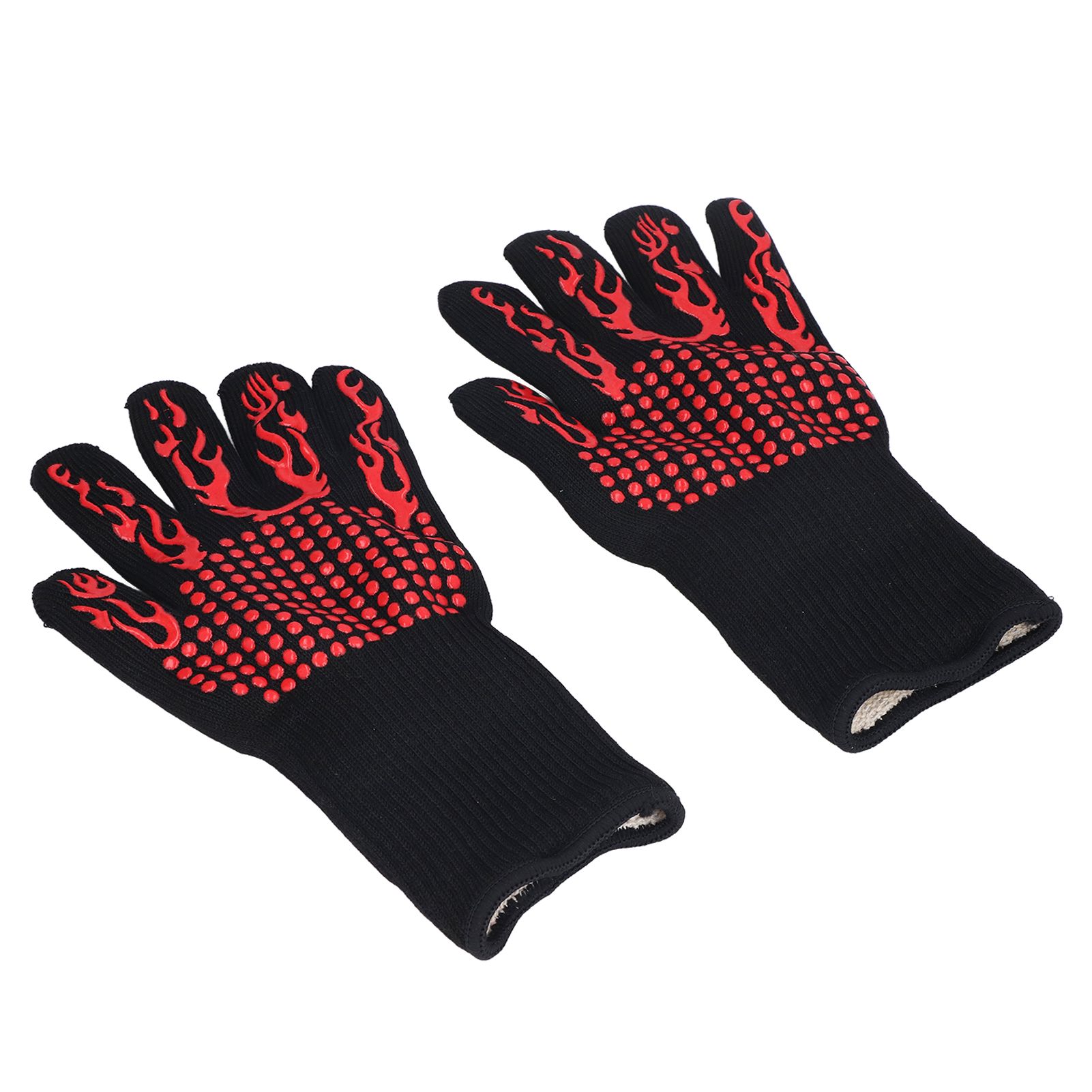 800 ℃ Heat Resistant Gloves Washable Insulation Fireproof Gloves for Outdoor BBQ Grilling — image 4