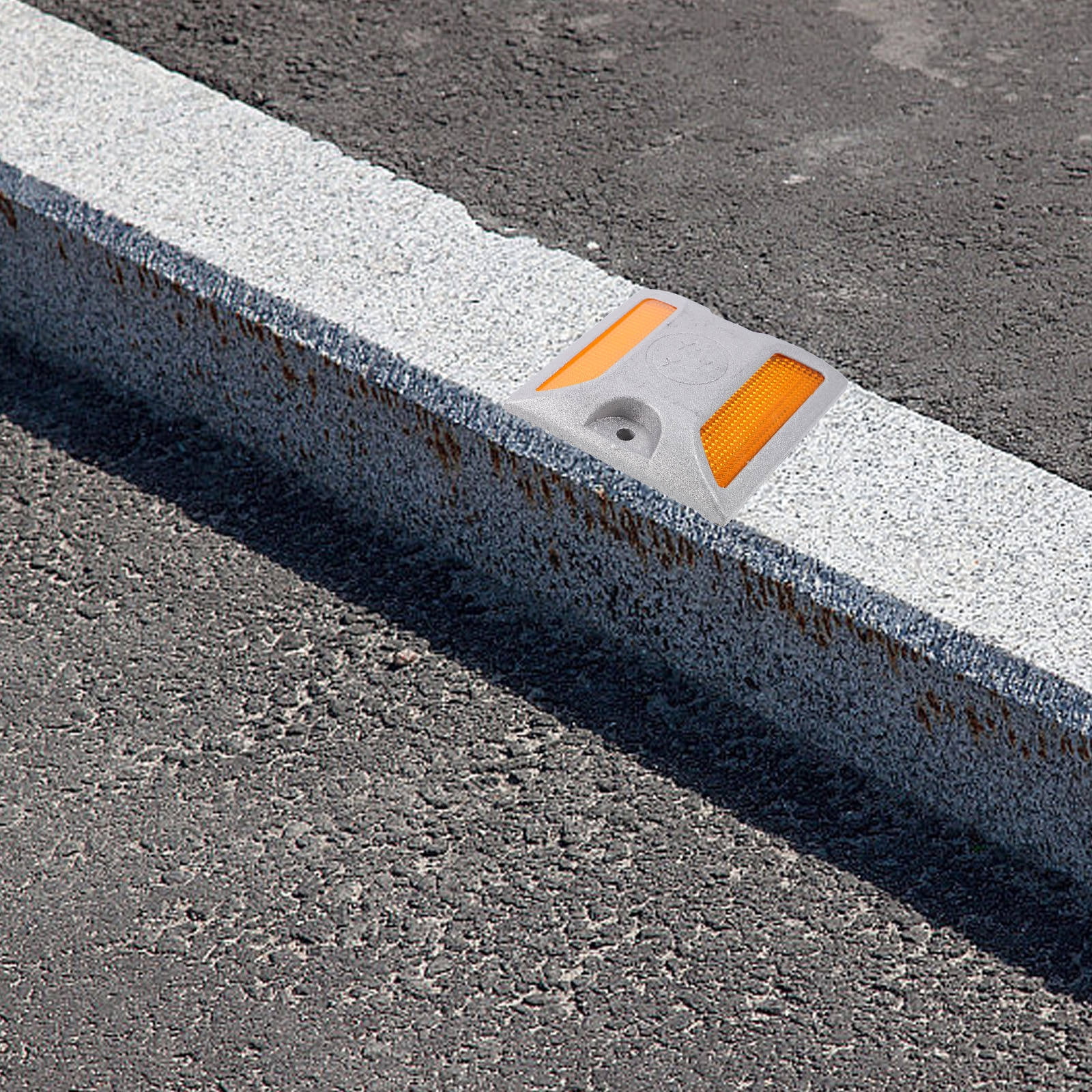 2Pcs Driveway Reflectors Assorted Color Square Aluminum Road Markers Drivers 10.00X10.00X4.50CM โ image 2