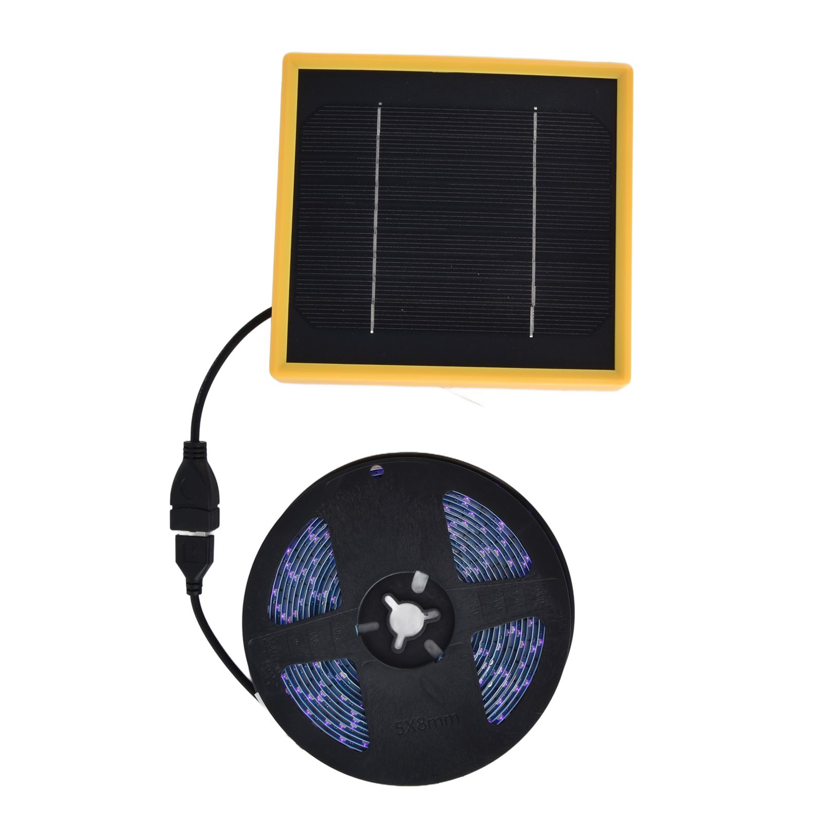 Solar Plant Grow Light Strip Solar Power Full Spectrum 5W LED High Luminous Flux Solar LED Grow Light Strips for Plant 3 Meters / 3.3yd โ image 4