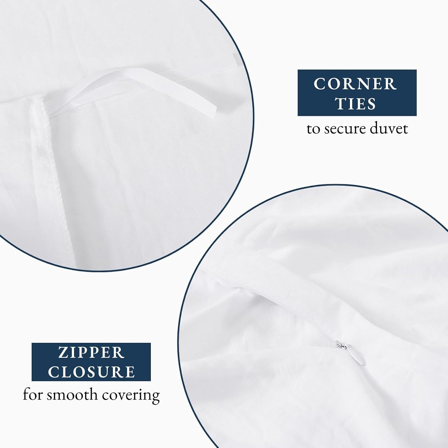 Hotel Soft Microfiber Duvet Cover Set-2000TC Quilt Cover Set & Pillowcases -1 Donna Cover Zipper Closure & 1 x Pillowcases-Breathable Bedding - Wrinkle, Fade — image 5