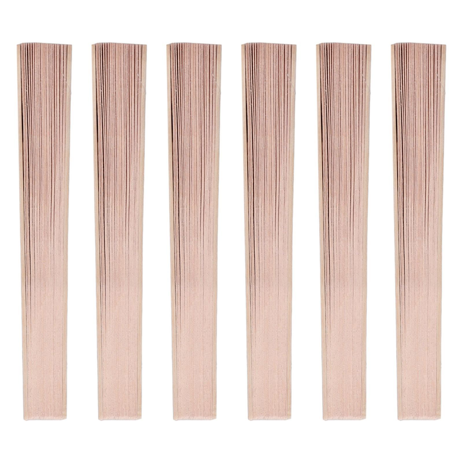 12Pcs Wooden Hand Fans Chinese Style Hollow Folding Handheld Fan for Wedding Gift Party DIY Decoration โ image 2