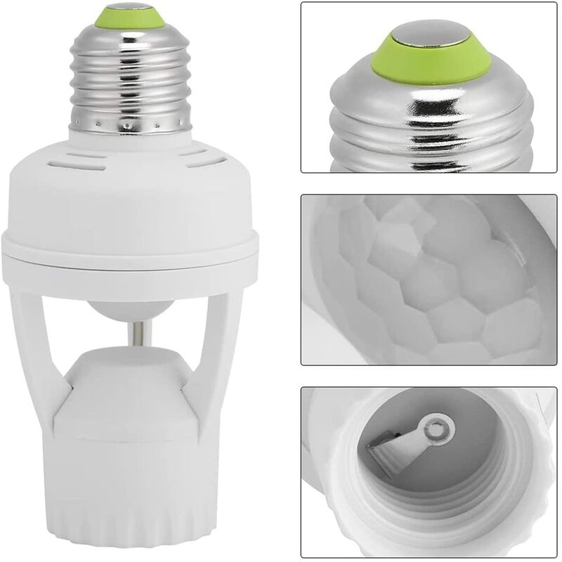 Pir Motion Sensor Light Bulbs With E27 Base For Indoor Use With Time And Light Setting — image 3