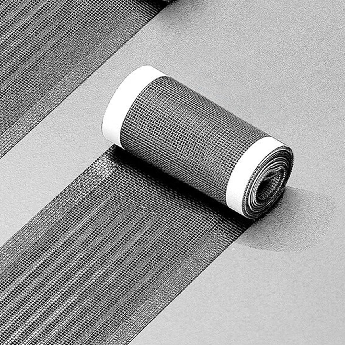 12cm*4m - Floor drain stickers - Hair catcher stickers - Shower filter - Self-adhesive filter - Drainage filter stickers - Anti-blocking mesh stickers - with — image 2
