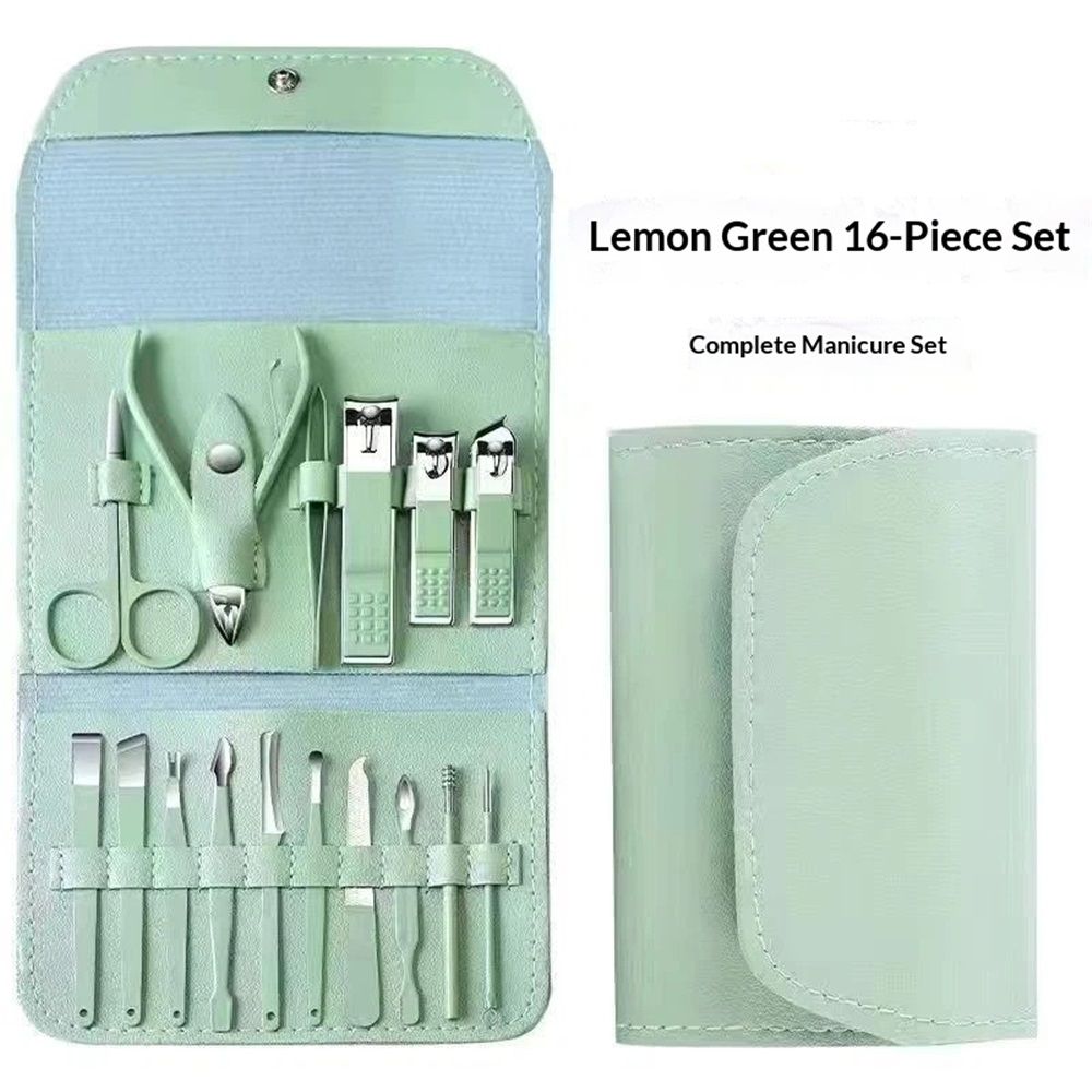 Manicure Set Professional, Nail Clippers, Pedicure Kit, 16 In 1 Grooming Kit Stainless Steel, Toenail Scissors Tools for Men Women Mint Upgraded Version โ image 2
