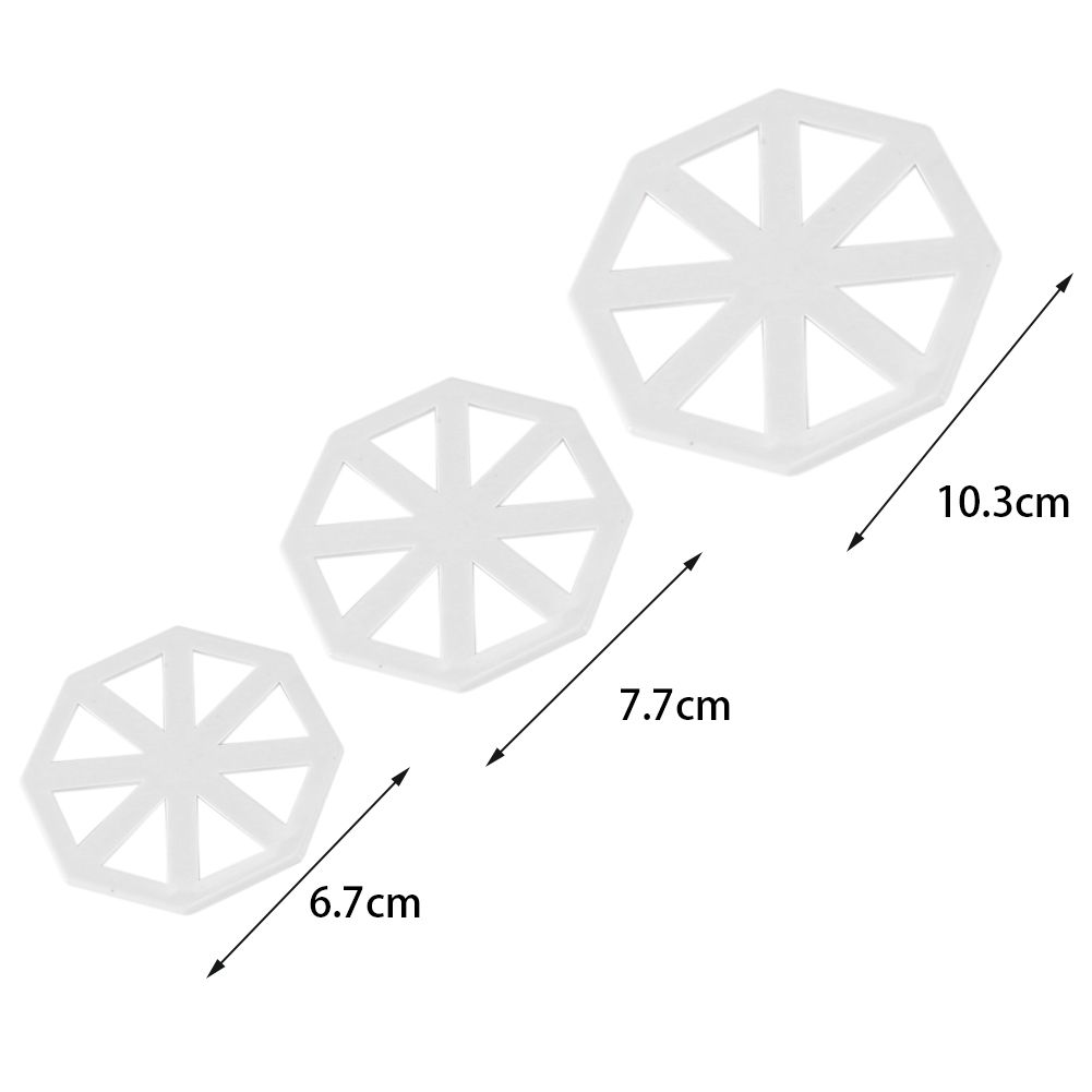 3pcs/set Bunting Flag Cutters Cake Decorating Mold Chocolate Fondant Mould DIY Tool โ image 3