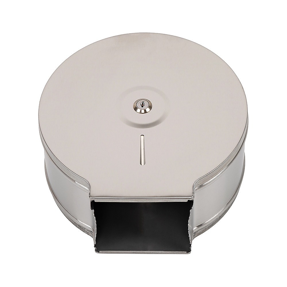Brushed Stainless Steel Wall Mounted Toilet Paper Towel Dispenser — image 4