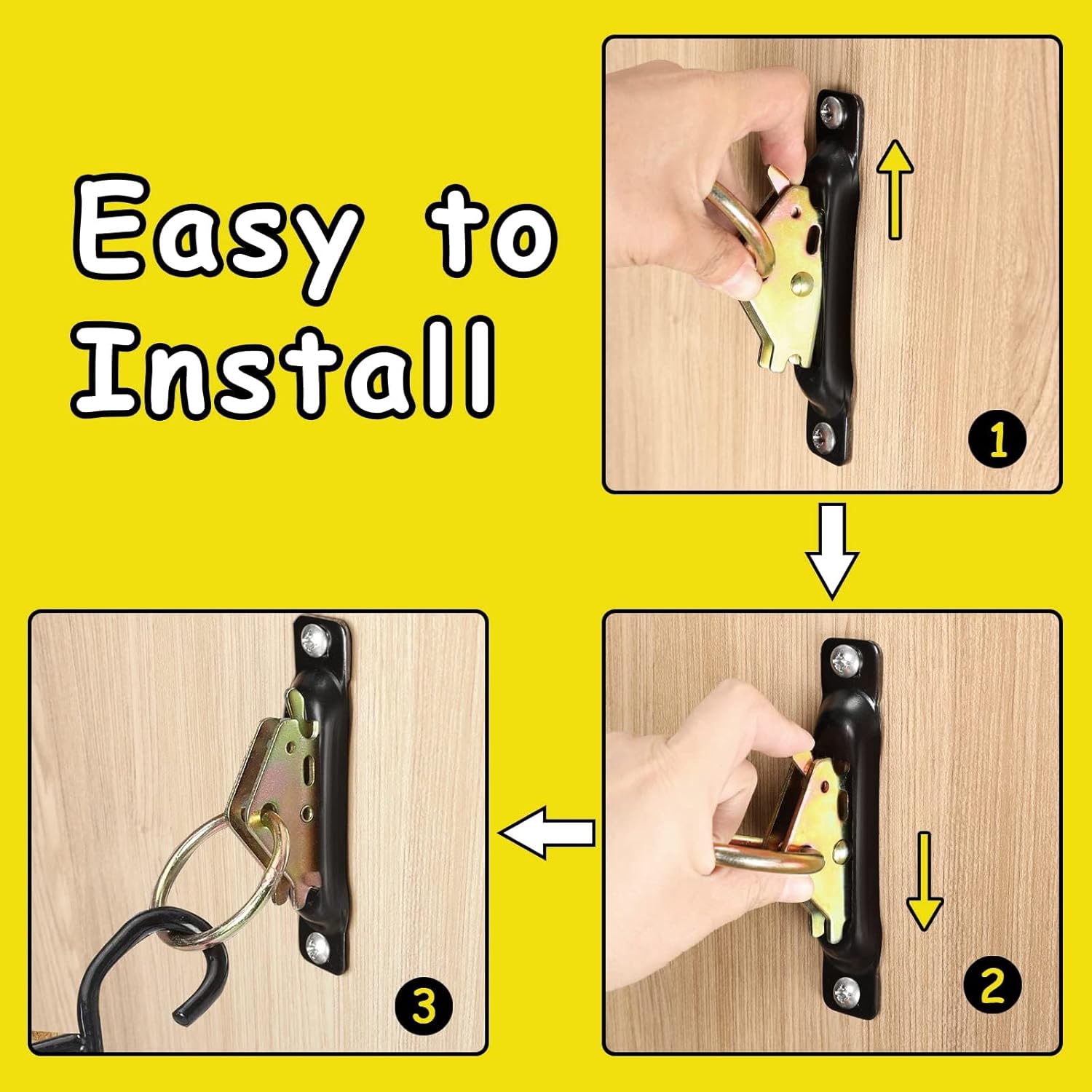 E-Track Wood Beam End Socket Accessories(10pcs) and E-Track O Ring Tie-Down Anchors(10pcs) — image 6