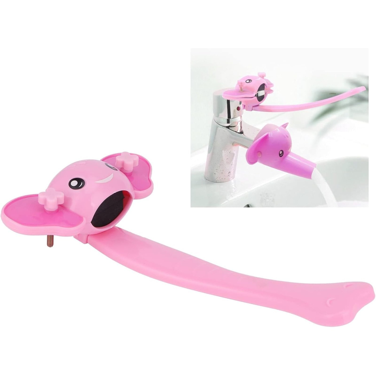 Chǐldrən's Hand Washing Extender Pink, 1x Chǐldrən's Hand Washing Extender Faucet Handle Extender Faucet Extender for Kids Handle Extender for Bathroom — image 2