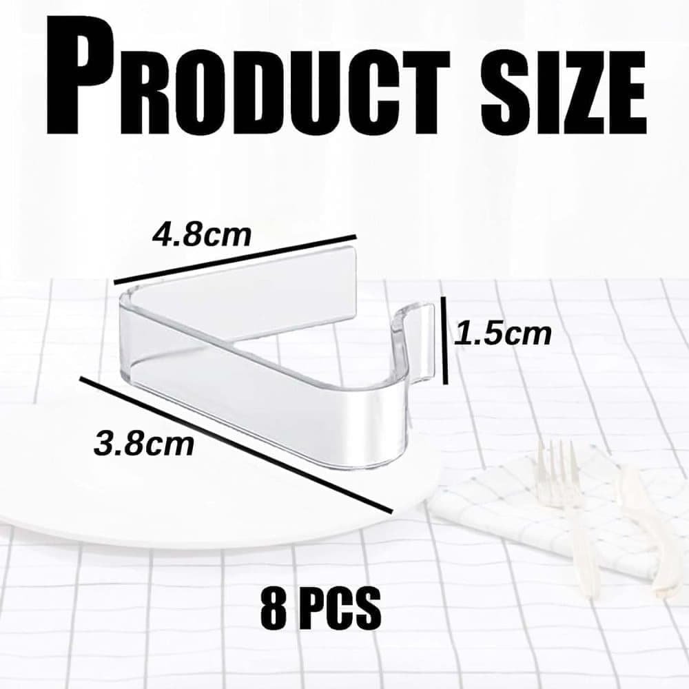 12pcs plastic tablecloth clips for thick tables, garden table camping picnic, compatible with most brands, 12cm โ image 2