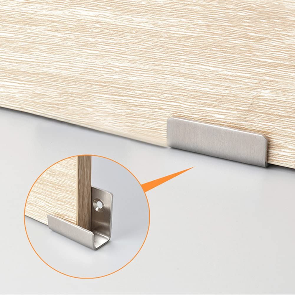 Stainless Steel Tile Hanger, 6 Pcs Ceramic Tile Display Wall-Mounted Hooks, Heavy Duty Flat J Hooks â image 4