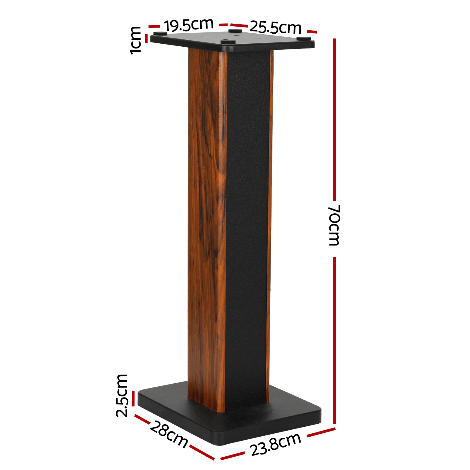 Alpha Speaker Stand 70cm 2pcs — image 2