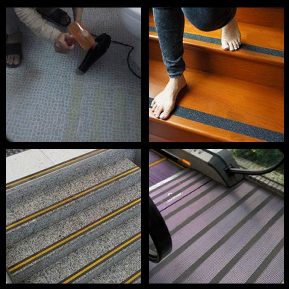 2 inch 16.4Ft Floor Safety Grip Non Skid Safety Tape Anti Slip Adhesive for Steps Stairs Indoor or Outdoor Applicable, High Traction, Gray โ image 2