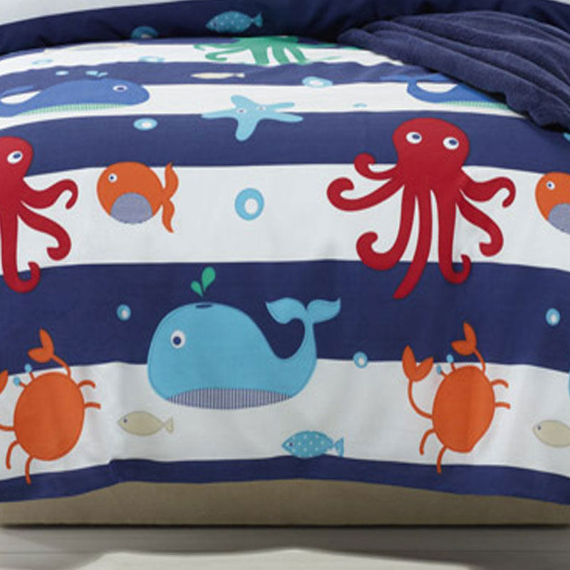 Jiggle & Giggle Sea Creature Quilt Cover Set Double — image 3