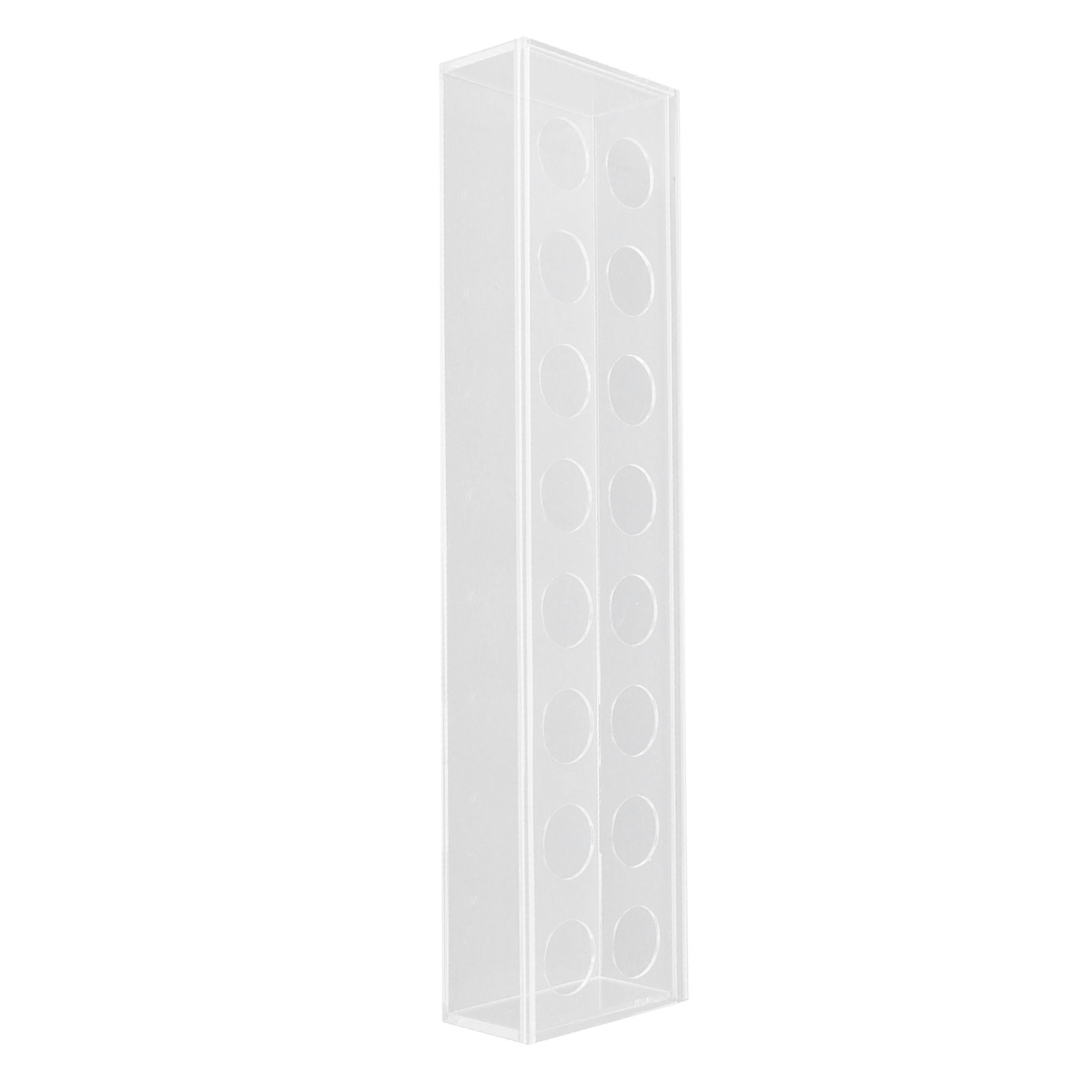 Rectangular Floral Centerpiece Clear Acrylic Flower Vase for Dining Table Wedding Party Home 16 Hole — image 6