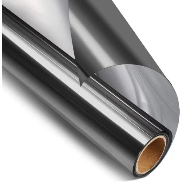 One-way mirror film Window film Sun protection Glass sticker - Special offer - Black Silver 40x300 cm Black-silver 40x300 cm — image 2