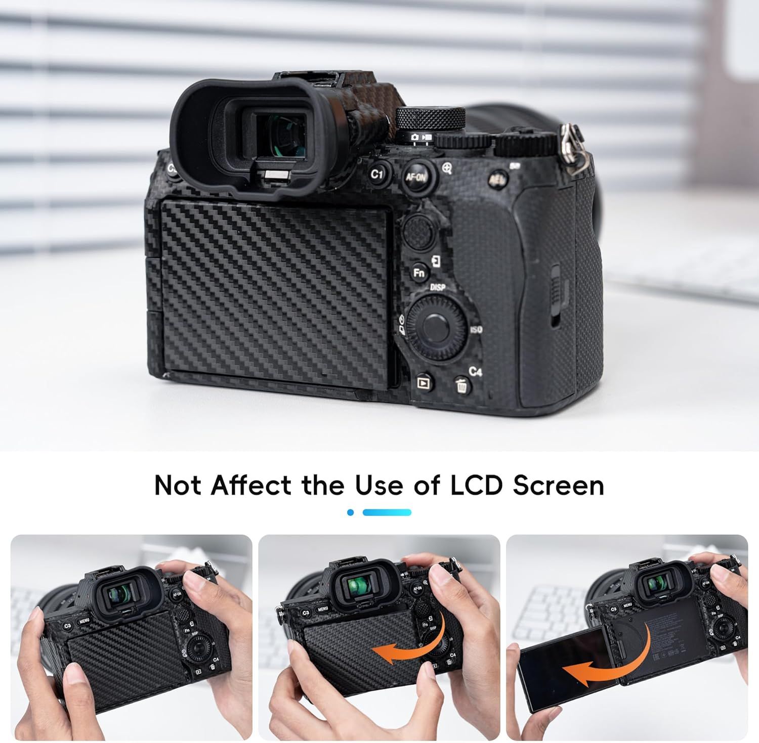 Extended Replace Sony FDA-EP19 Camera Eyecup Viewfinder for Sony A7R VI A7V | Soft Silicon,Camera Eye Cup Eyepiece,for Sony A7R VI A7RVI Alpha A7M5 A7 V A7V IV — image 4