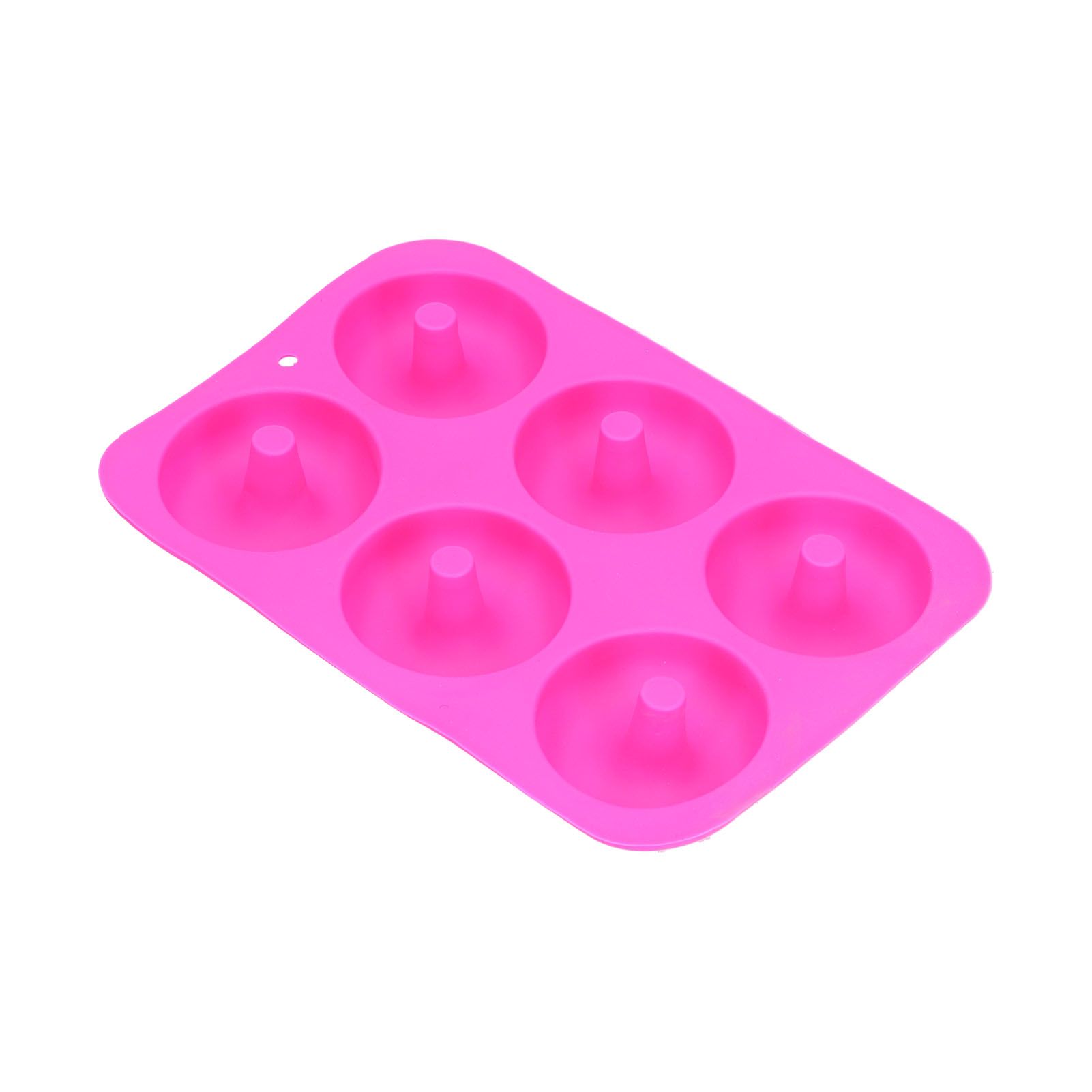 Donut Baking Pans 6 Grid Silicone Non Stick Donut Moulders for DIY Baking Lovers — image 6