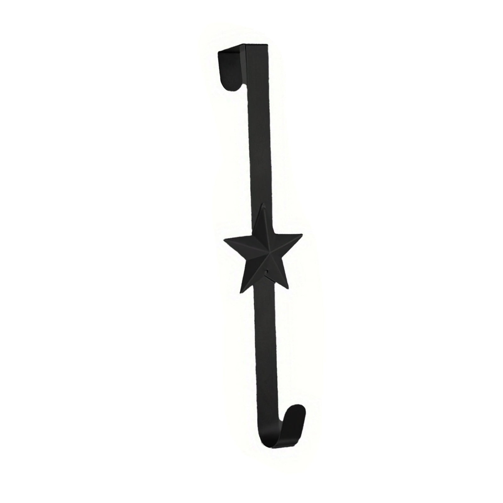 15 Inch Wreath Hanger for Front Door Decoration, Long Metal Halloween Christmas Wreath Decoration Hook, Over The Door Single Hook Door Hook for Hanging Clothes โ image 2