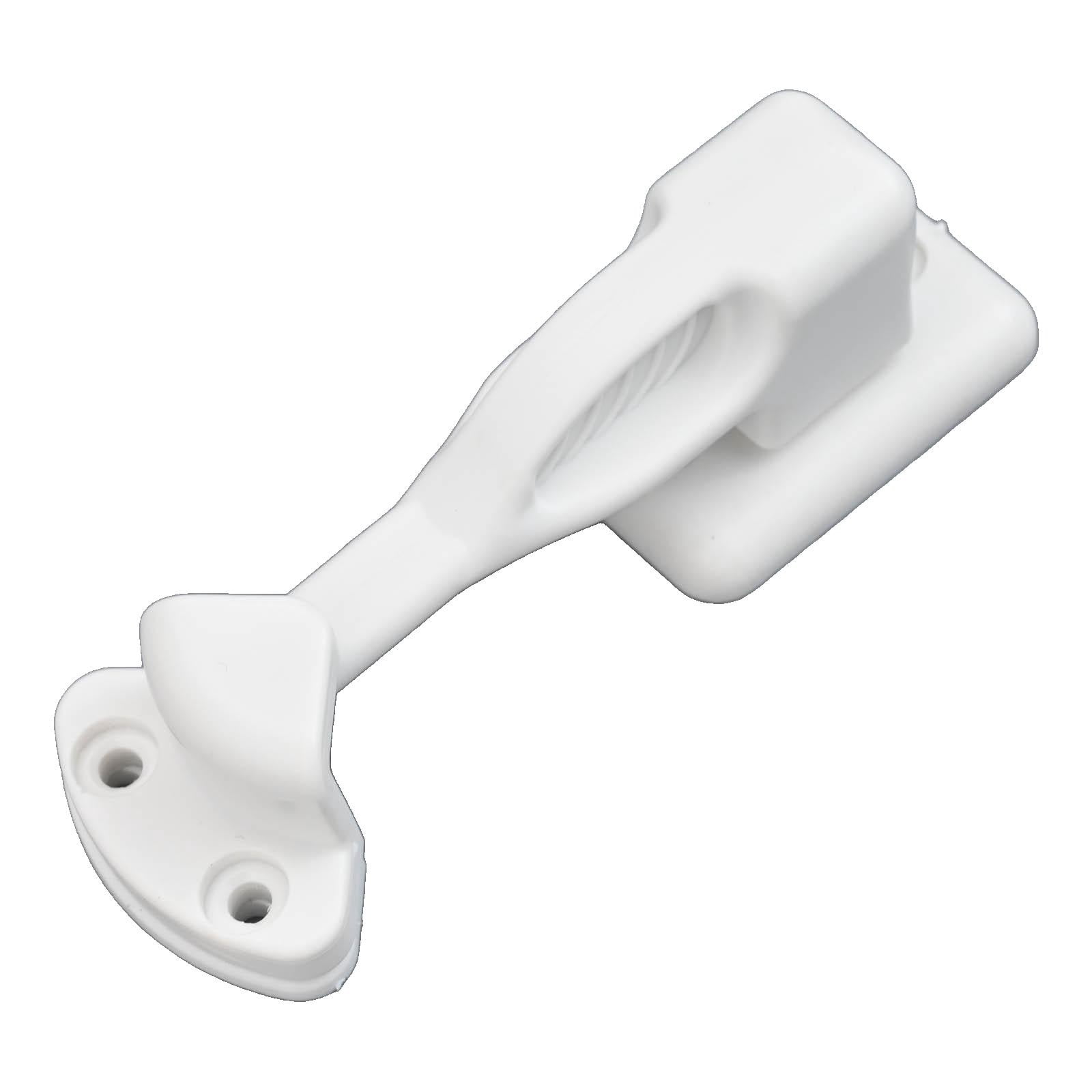 Nylon Rv Cabinet Latch Lock For Camper Trailer Boat Easy Install Secure Door Catch Holder White Black Travel Accessory Construction White โ image 4