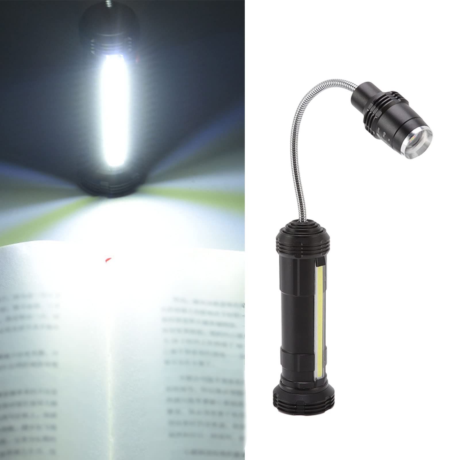 Rechargeable Heat Resistant Wide Lighting Aluminum Alloy Flexible Gooseneck Barbecue Lights with Side Lamp for Camping โ image 2