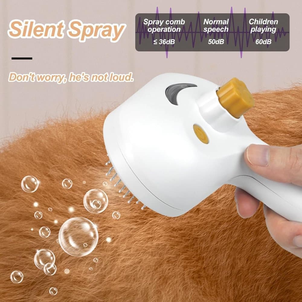 Pet Brush for Dogs and Cats, 20x11.5x8 cm, Effective Pressure Brush for Pet Fur Care — image 6