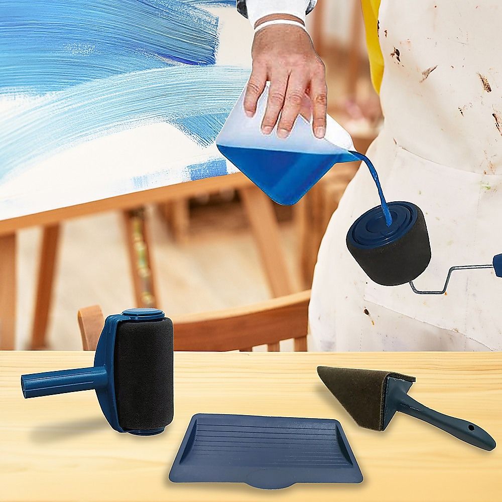 Paint / Painting Set Self-Contained Drip Splatter Roller — image 2