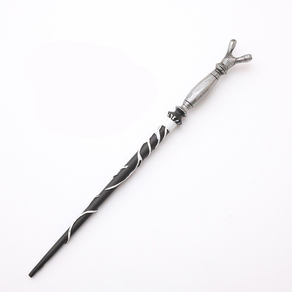 Round Handle Resin Magic Wand With Built-in Metal Core, Classic Character Cosplay Accessory, Style 19