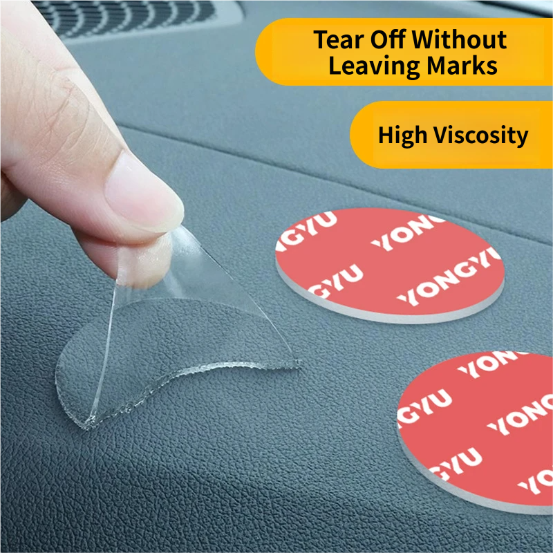 Yellow Compact 360° Adjustable Car Heater Fan with 20PCS Removable Nano Double Sided Adhesive Pads - Fast Defrost & Demister, Dual Mode Heat & Cooling Fan — image 6