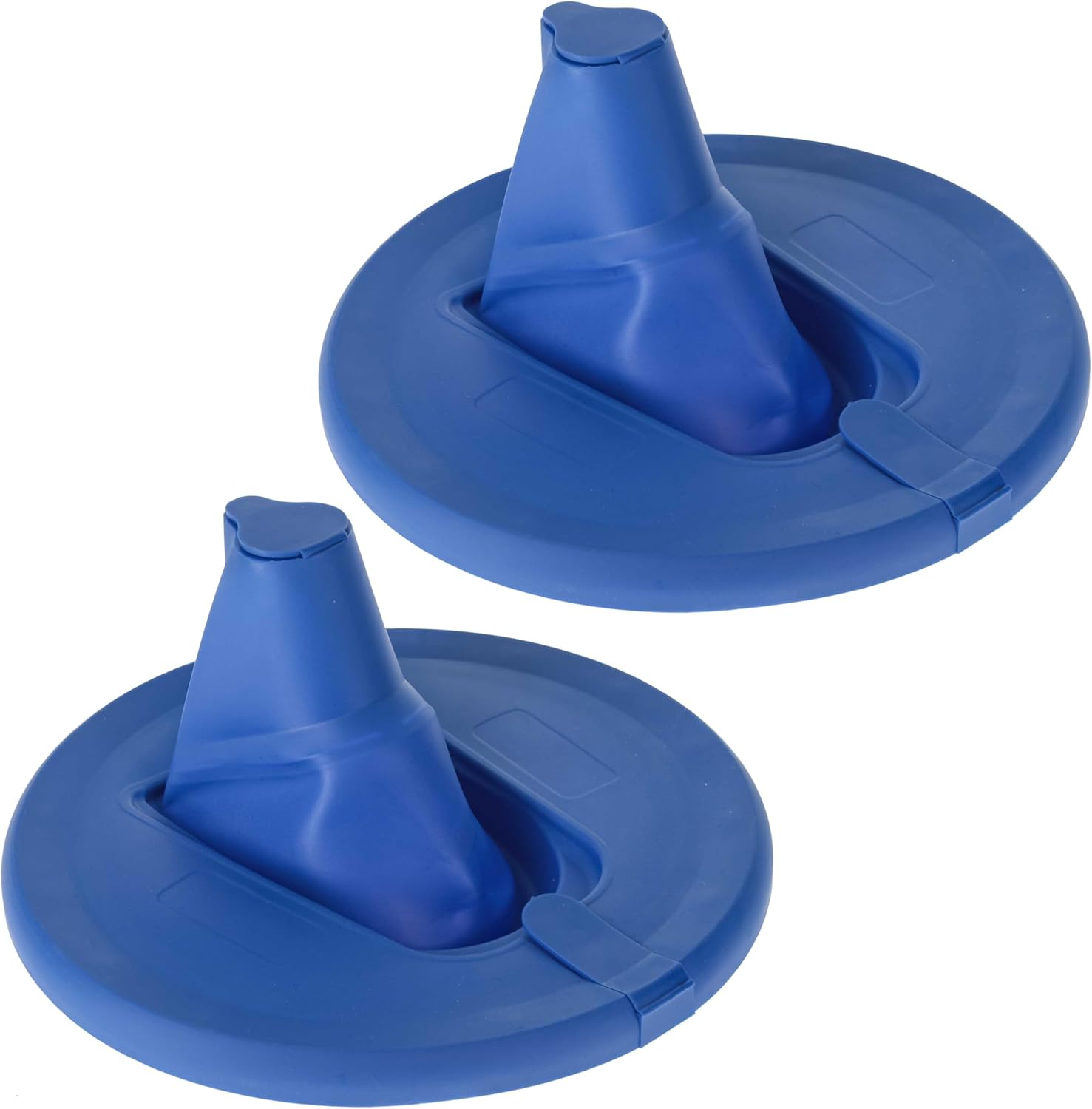 Master Elite Paint Can Lid Cover and Pouring Spout for 1-Gallon Containers, 2 Pack - Secure Seal with Built-in Spout to Pour Easy, Prevents Messes, Spills