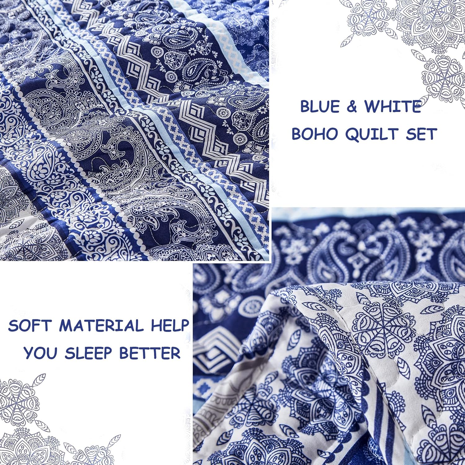 Sophisticated Quilted Coverlet and Pillowcases Set: A Timeless Addition - Queen size โ image 6