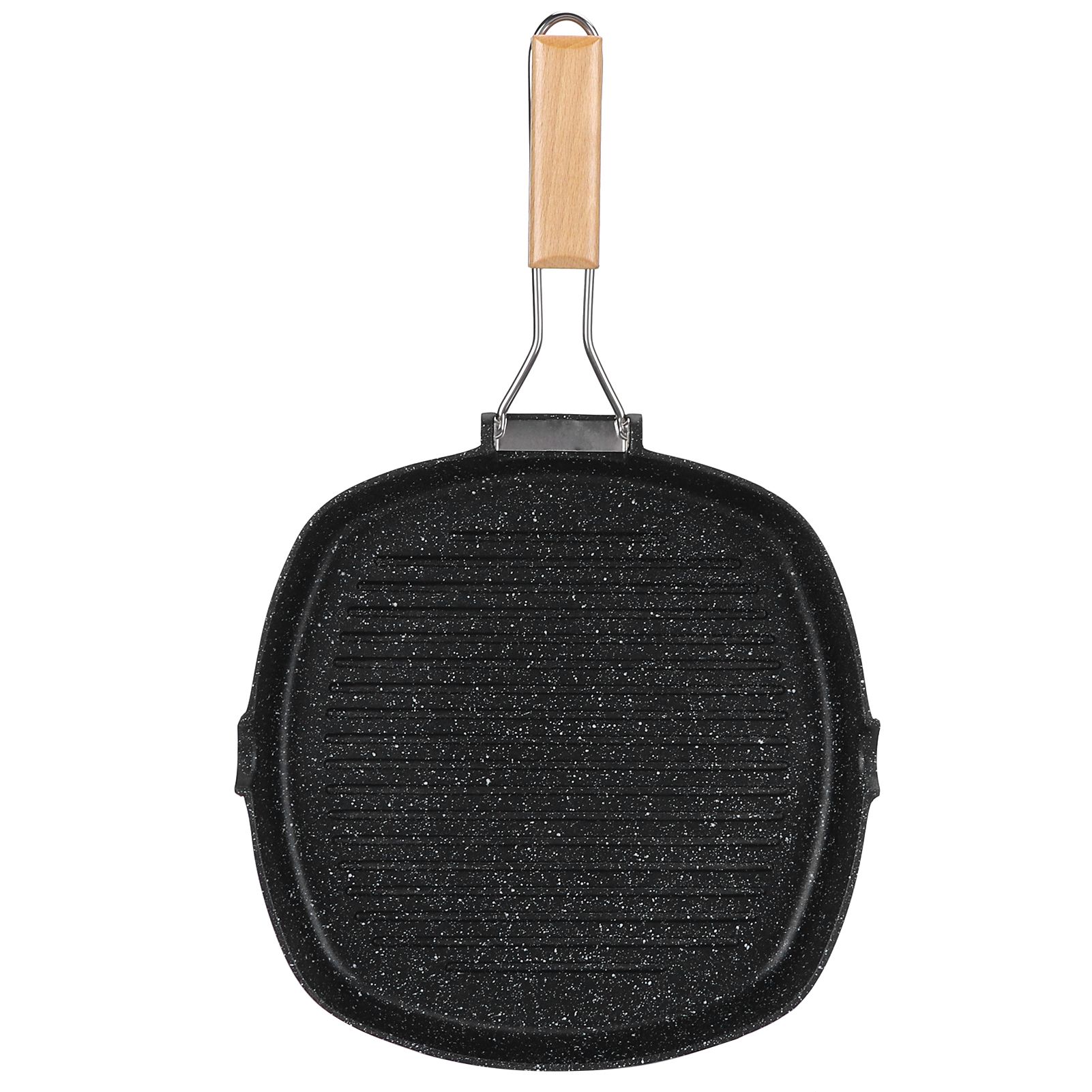 NonStick Practical Frying Pan Steak Skillet BBQ with Foldable Handle Kitchen Supplies(28cm ) โ image 3