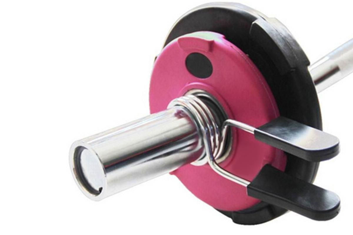 4 Pack 25mm Barbell Spring Clips Gym Weight Lifting Clamps for Dumbbell Bar Lock โ image 4