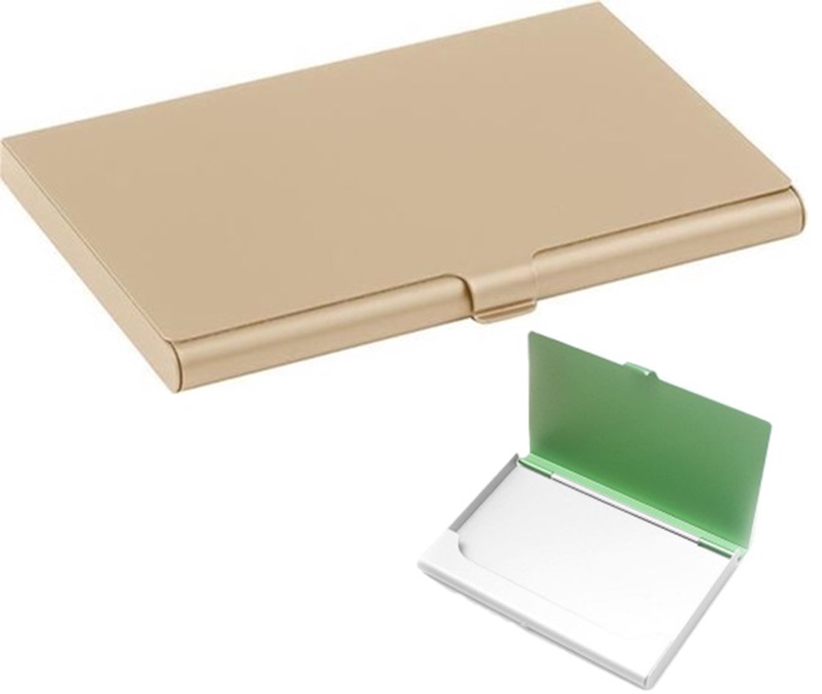 Aluminum Business Card Holder | Business Card Folder | Card Holder | Credit Card Holder | Gold