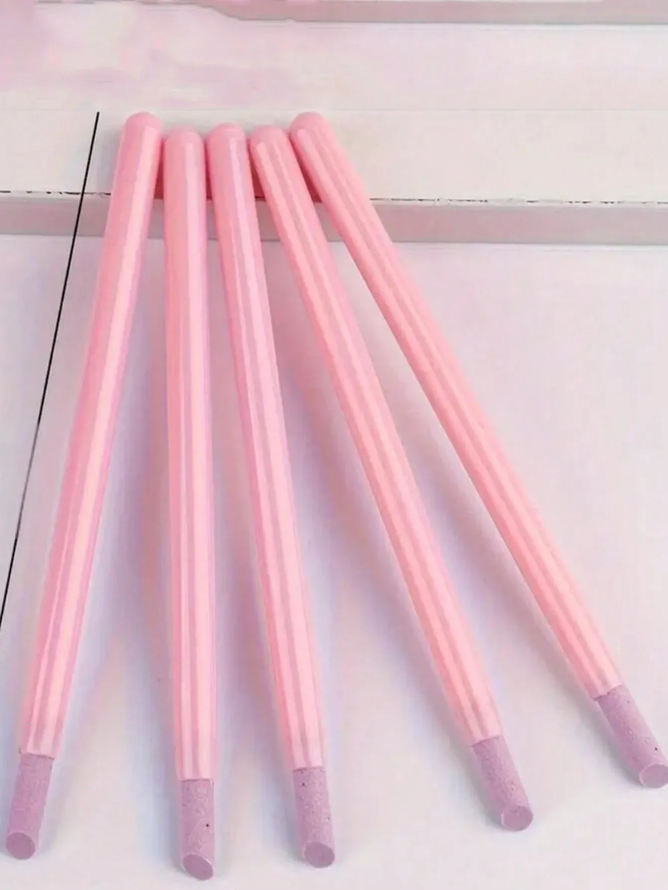 5Pcs Nail Art Tool Set 45 Degree Cuticle Remover Dead Skin Pusher Nail Buffer Polisher Pen Quartz Ceramic Head Manicure Pedicure Kit Home โ image 5